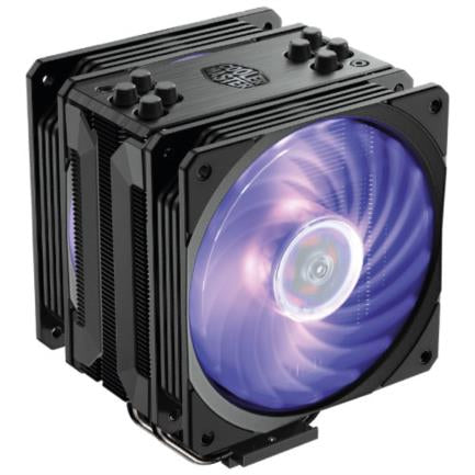 Disipador de Aire para CPU Cooler Master Hyper 212 Black Edition 120mm RGB Compatible S 1200 1700 AM4 AM5 Negro