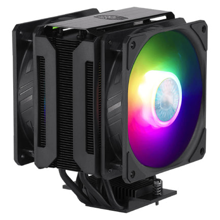 Ventilador para CPU Cooler Master (MAP-T6PS-218PA-R1) MA612 Stealth 2Fan 120mm ARGB Compatible con AMD/Intel Negro