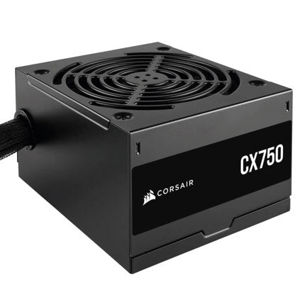 Fuente de Poder Corsair CX750 750W ATX 12V 80 Plus Bronze 24 pin Fan 120mm Color Negro