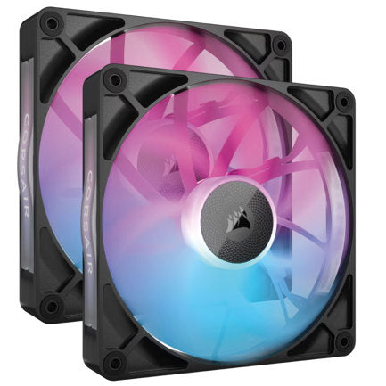 Ventilador para Gabinete Corsair (CO-9051020-WW) iCUE Link RX140 RGB 2 Fan 140mm Negro