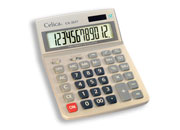 CALCULADORA CELICA MEGA ESC 12 DIGITOS CUBIERTA METALICA