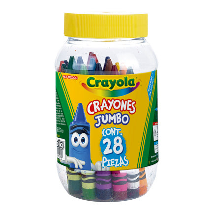 Crayones Crayola Jumbo con 28 piezas