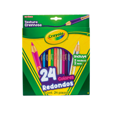 Lapices de Colores Crayola con 24 piezas