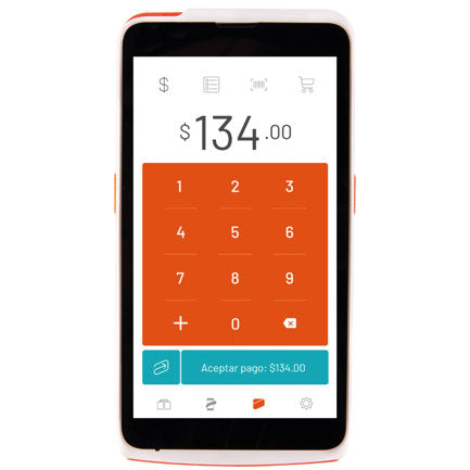 Terminal Portátil Clip Pro 2.0 Acepta Tarjetas de Crédito/Débito Cuenta con Internet Propio