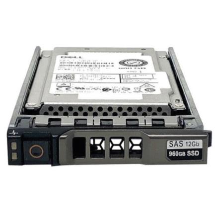 Disco Duro Dell 960GB SSD SAS ISE RI 12Gbps 512e 2.5in Hot-Plug 1 DWPD CUS Kit Compatible con Storage ME5024