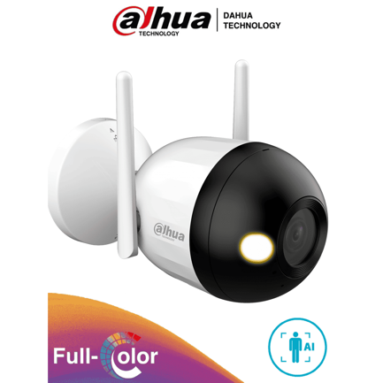 Cámara Dahua IP Bullet Wifi de 4 Megapíxeles/ Microfono Integrado/ 30 Mts IR/ Ranura para MicroSD/ IA / IP67