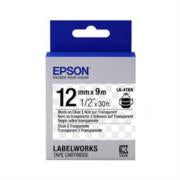 CINTA EPSON LABELWORKS NEGRO/TRANSPARENTE 12mm