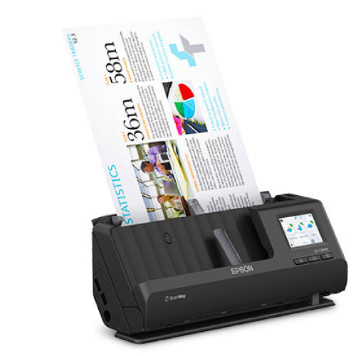 Escaner Inalambrico de Documentos Epson WorkForce ES-C380W con Pantalla Tactil