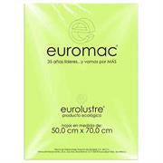 PAPEL LUSTRE EUROMAC VERDE NILO 50X70 24HOJAS