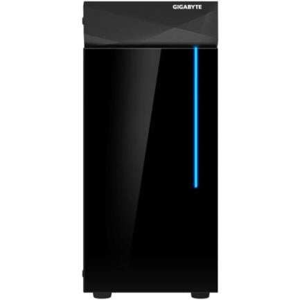 Gabinete Gamer Gigabyte C200 Glass Media Torre ITX mATX ATX 1xFan Cristal Templado Negro