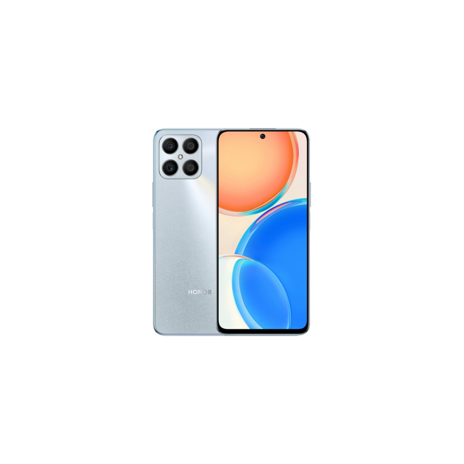 Smartphone Honor X8 6.7" 126GB/6GB Cámara 64MP+5MP+2MP+2MP/16MP Snapdragon Android 11 Color Plata