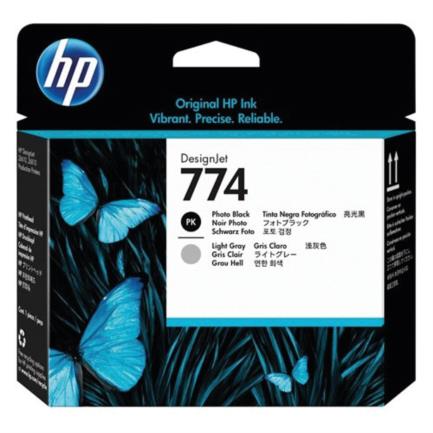 Cabezal HP LF 774 Negro Fotográfico - Gris Claro