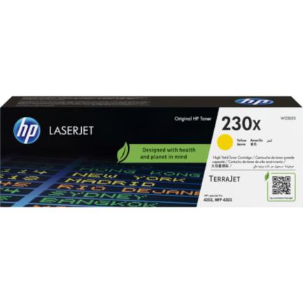 Tóner HP Original LaserJet 230X Color Amarillo