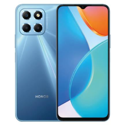 Smartphone Honor X6 6.5" 64GB/4GB Cámara 50MP+2MP+2MP/5MP Mediatek Android 12 Color Azul