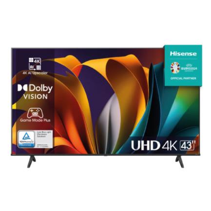 Televisor Hisense 43" A6N UHD 4K Resolucion 3840x2160 Smart Google TV LAN Bluetooth