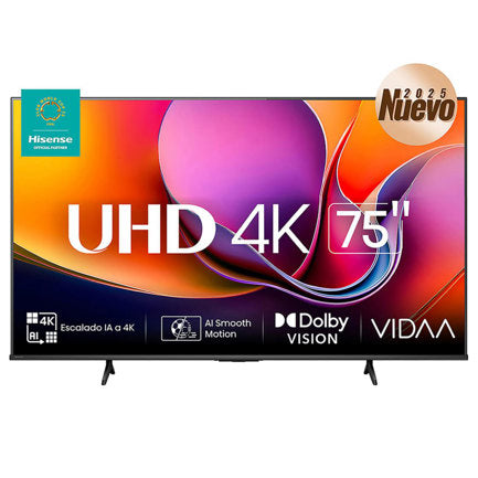 Television Hisense A65NV 75 Pulgadas UHD 4K VIDAA 75A65NV