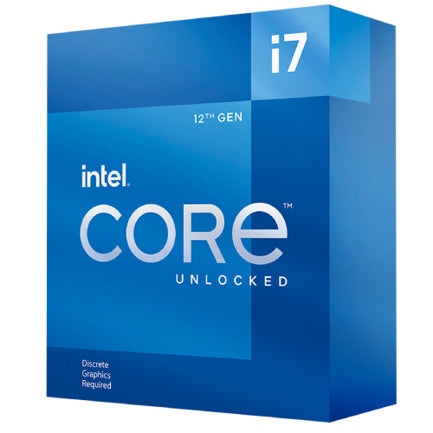 Procesador Intel Core i7 12700KF 3.6GHz 25MB 125W S 1700 Dodeca Core 12th Gen sin Gráficos sin Disipador BX8071512700KF