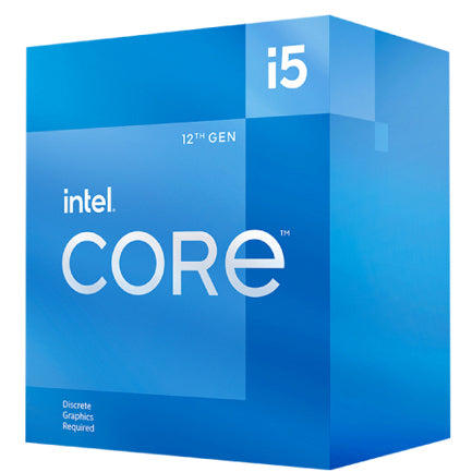 Procesador Intel Core i5 12400F 3.3GHz 18MB 58W S 1700 Hexa Core 12th Gen sin Gráficos con Disipador BX8071512400F
