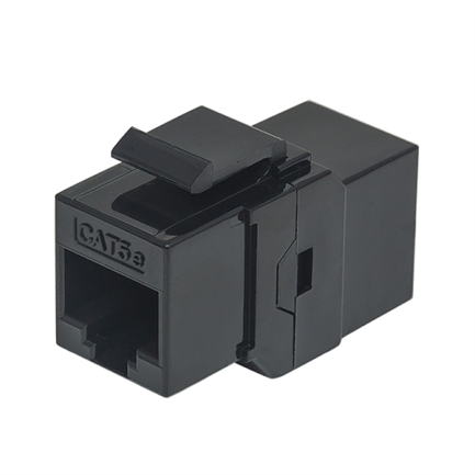 Cople Intellinet Keystone RJ45 Cat5e UTP 8P8C H-H Color Negro