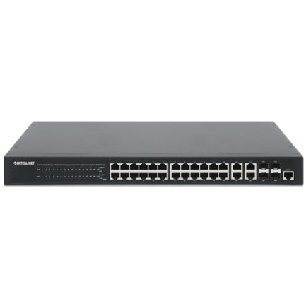 Switch Intellinet Administrable 24 puertos PoE con 4