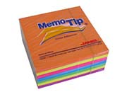 PAPELETA JANEL MEMO TIP 54N 3X3 CUBO NEON C/400