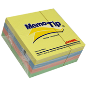 PAPELETA JANEL MEMO TIP 54P 3X3 CUBO PASTEL C/400