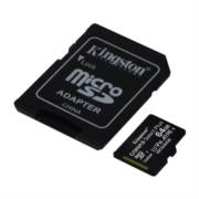 Memoria Kingston Micro SD Canvas Select Plus 64GB UHS-I Clase 10 C/Adaptador