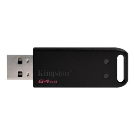 Memoria USB Kingston DataTraveler DT20 Flash 64 GB USB 2.0 Color Negro
