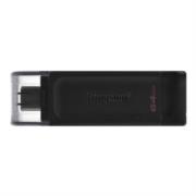 Memoria USB Kingston DataTraveler 70 64GB USB-C Color Negro