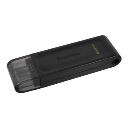 Memoria USB Kingston DataTraveler 70 64GB USB-C Color Negro