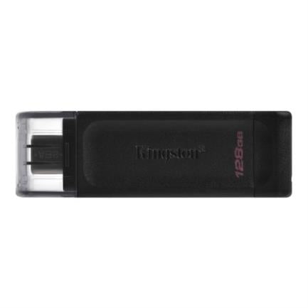 Memoria USB Kingston DataTraveler 70 128GB USB-C Color Negro