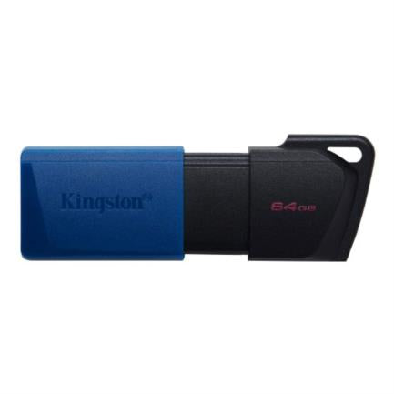 Memoria USB Kingston DataTraveler Exodia M 64GB USB 3.2 Gen1 Color Negro-Azul