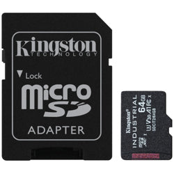 Tarjeta MicroSDHC Kingston (Industrial) 64 GB C10 A1 pSLC SDCIT2/64 GB