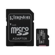 Tarjeta MicroSD Kingston Canvas Select Plus 256 GB 100R A1 C10 Card C/Adaptador