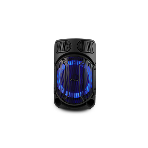 Bafle Vorago KSP-502 15" Bluetooth TWS Recargable Micrófono Alámbrico Color Negro