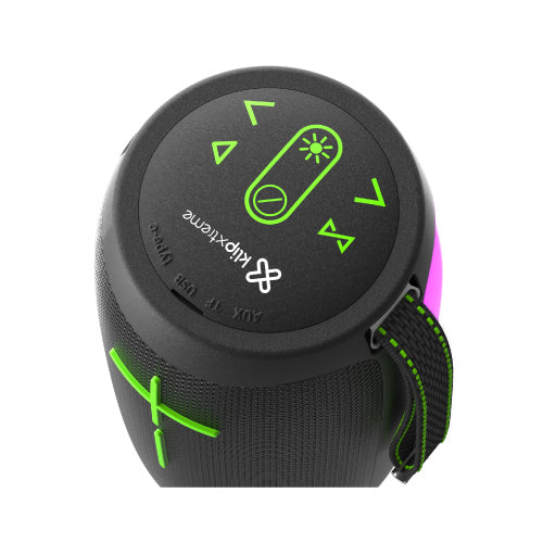 Bocina Portatil KLIP XTREME LED Bluetooth TWS 16W ZoundFire Pro KBS-350BK