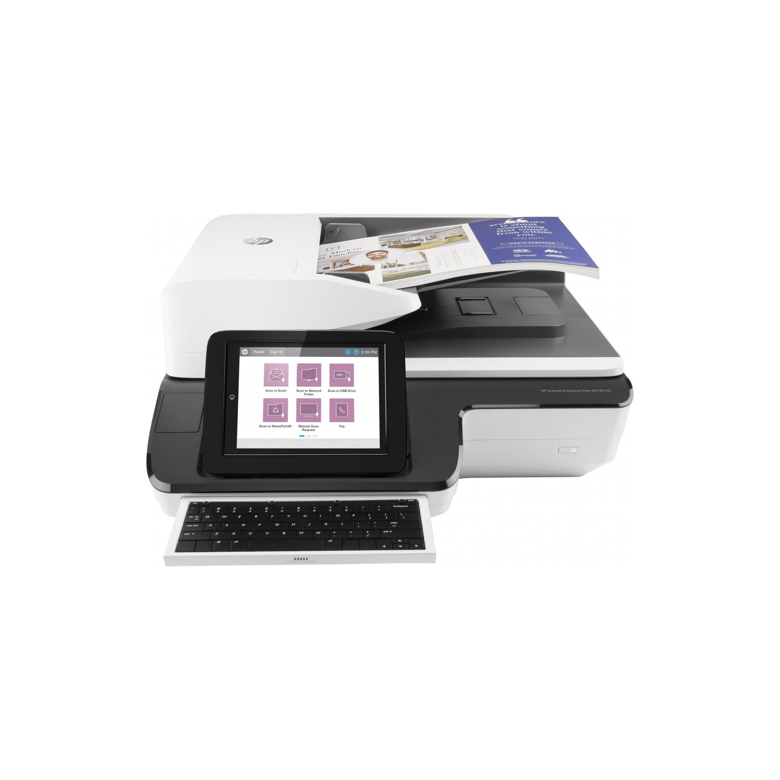 Escáner HP ScanJet Enterprise Flow N9120 fn2 Resolución 600 ppi