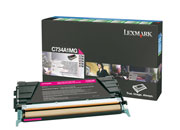 TONER LEXMARK MAGENTA 6K RETURN PROG