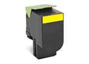 TONER LEXMARK 70C80Y0 AMARILLO PROGRAMA RETORNO