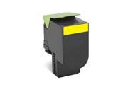 Toner Lexmark 80C8HY0 Amarillo Alto Rendimiento Programa Retorno