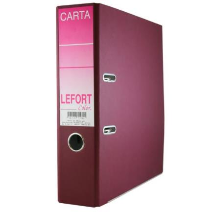 Registrador Lefort 1430 Tamaño Carta Color Vino
