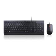 Kit Teclado y Mouse Lenovo Essential USB Spanish Color Negro