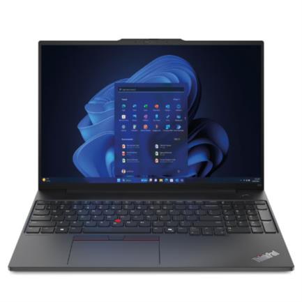 Laptop Lenovo ThinkPad E16 G2 16" Intel Core Ultra 7 155U 512GB SSD Ram 16GB Windows 11 Pro 3 Años OnSite Negro