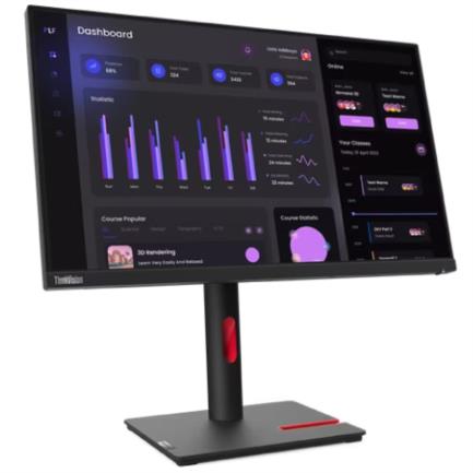Monitor Lenovo 23.8" ThinkVision T24i-30 Resolución 1920x1080 Panel IPS
