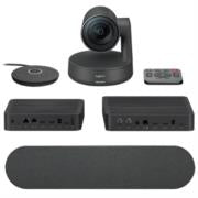 Sistema de Videoconferencia Logitech Rally Plus para Salas Grandes Color Negro