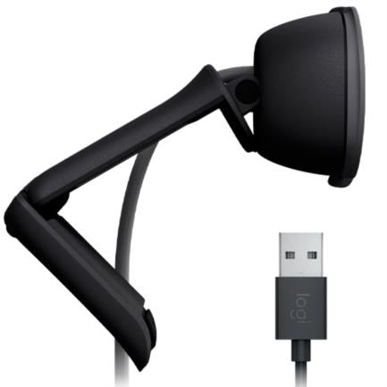 Cámara Web Logitech Brio 100 RTL Full HD 1080p Micrófono Integrado Conectividad USB Color Grafito