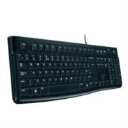 Teclado Logitech K120 Negro USB Antisalpicaduras