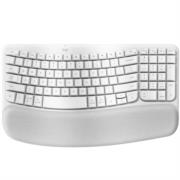 Teclado Inalámbrico Logitech Wave Keys Alcance 10 m Color Blanco