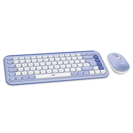 Teclado y Mouse Logitech Pop Icon Lila