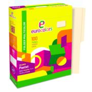 Folder Mapasa Carta Multicolor Color Crema Pqte 100F